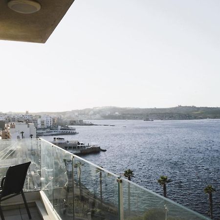 New Seafront Apartment - Spectacular Views St. Paul's Bay Exteriör bild